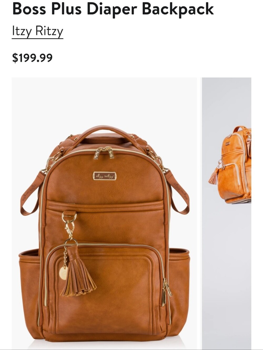 Itzy Ritzy Boss Plus Full Size Diaper Bag